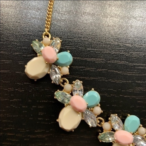 J.Crew Stone Cluster Statement Necklace - Picture 5 of 8